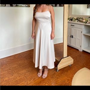 BHLDN Bridesmaid dress in Champagne